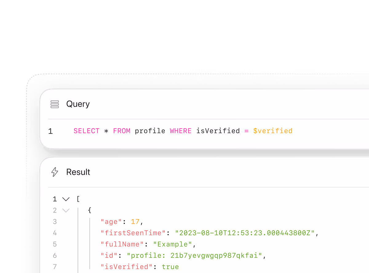 Query view