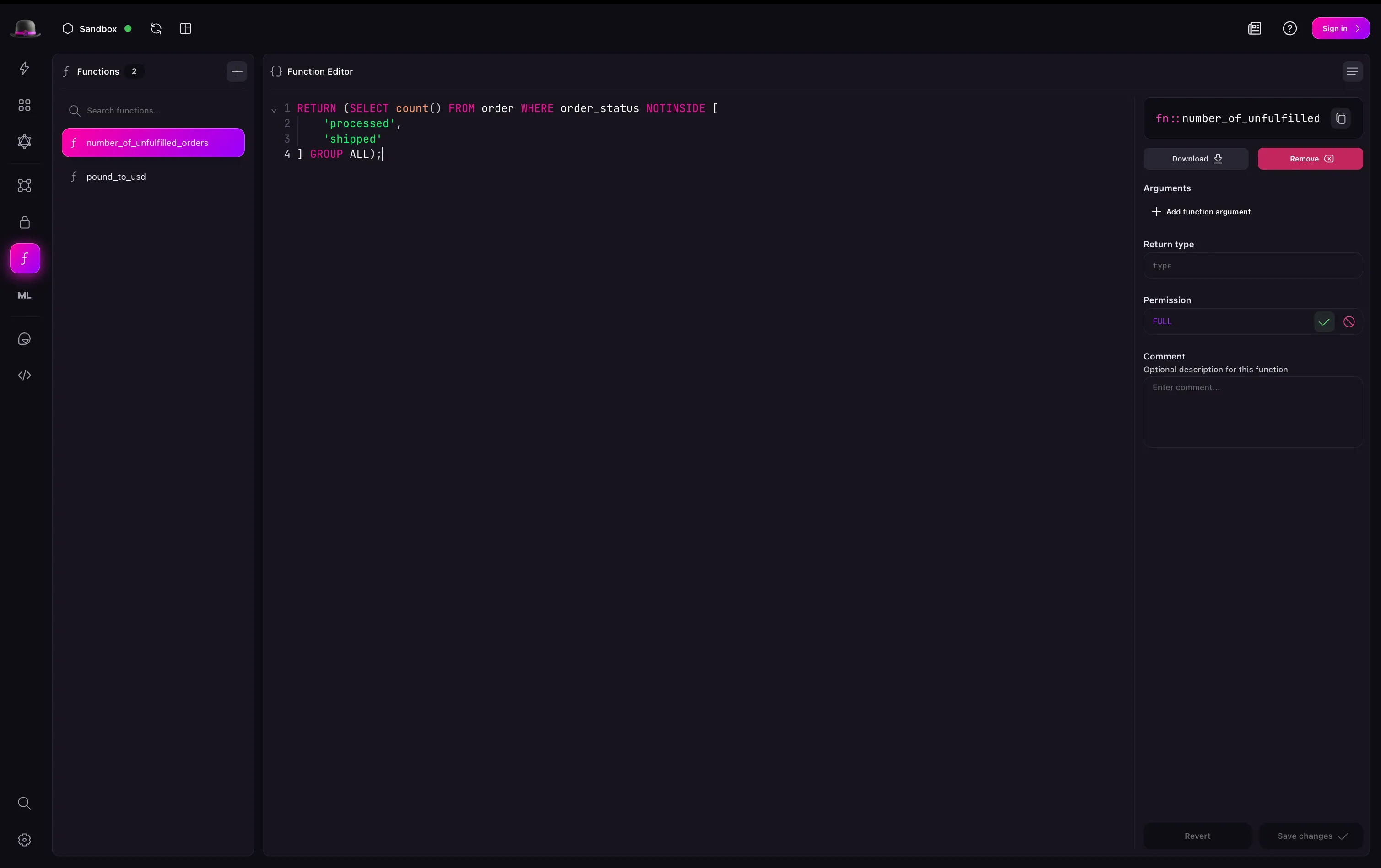 Surrealist functions view