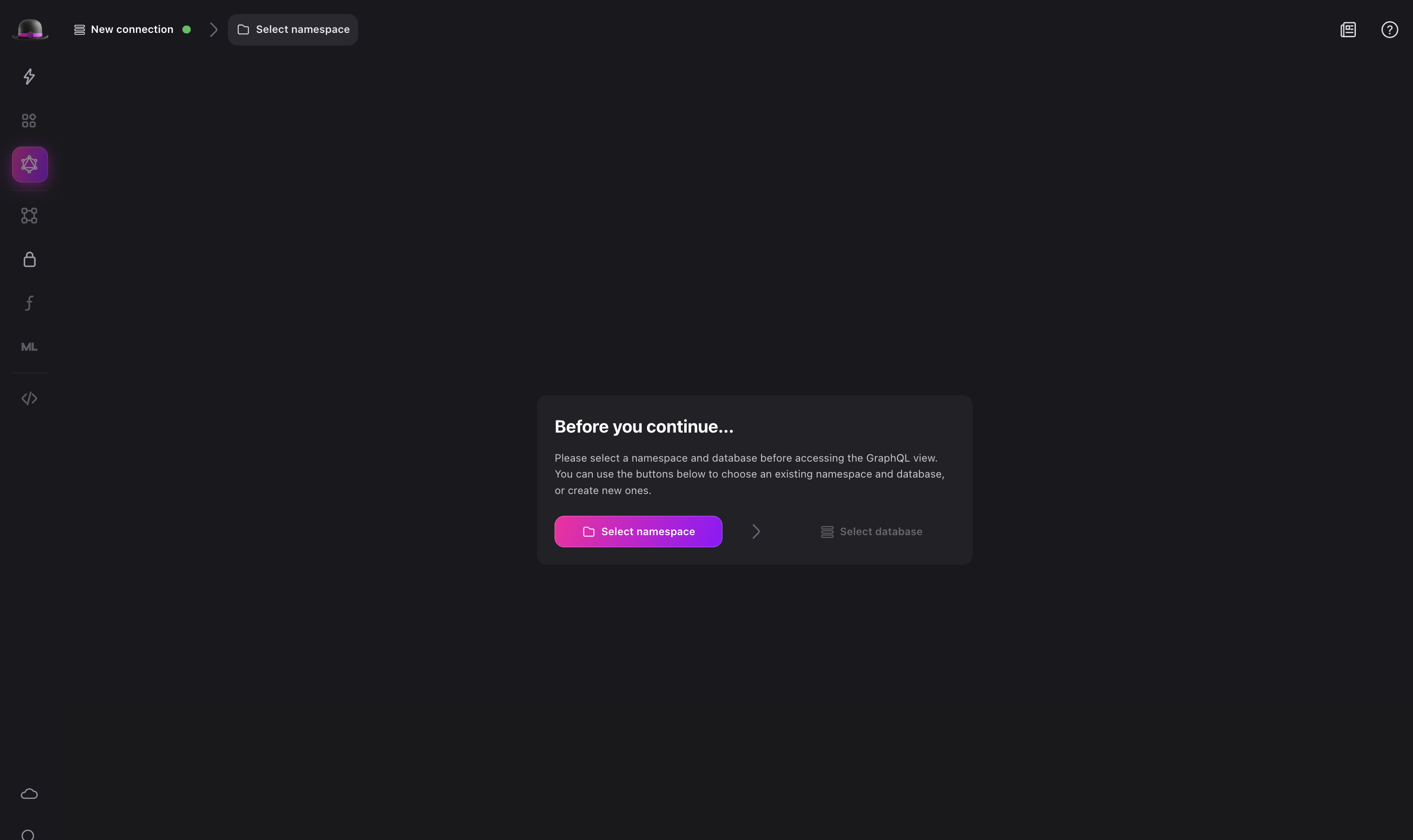 Surrealist connection settings